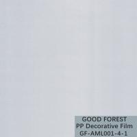 Grain en soie de visage de polypropylène de film de série recyclable dégradable en métal