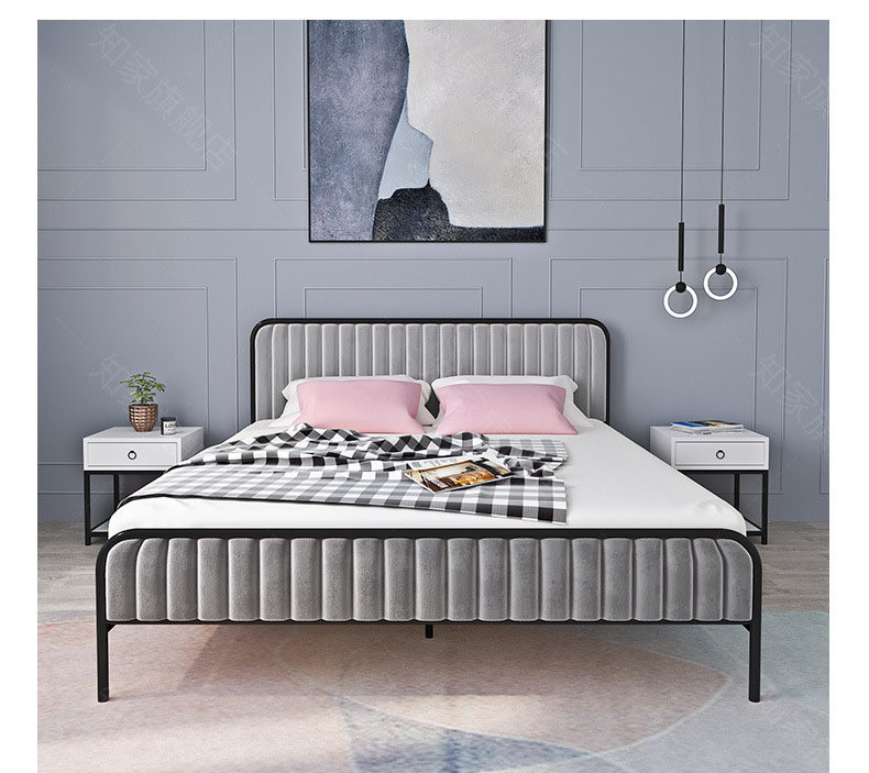 1800*1800*2000 Fashion Design Single Queen King Size Bed Frame with Aluminium Profile