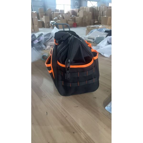 In Stock New Style 17Inch Heavy Duty Zipper Closure Thickened Wear Resistant Oxford Cloth Portable Storage Tool Bag