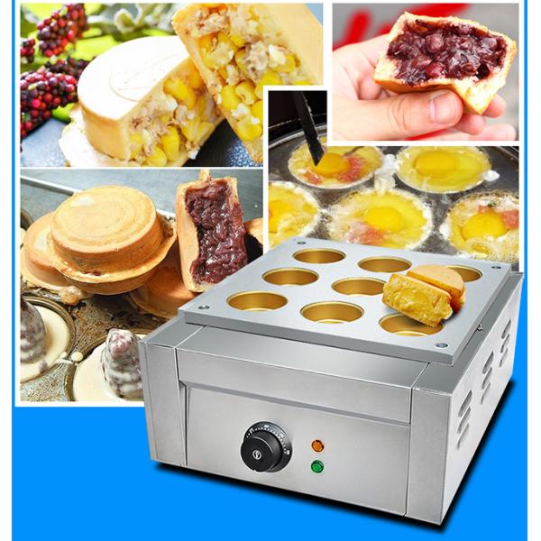 Anti Corrosion Nine Hole 470mm Hamburger Forming Machine