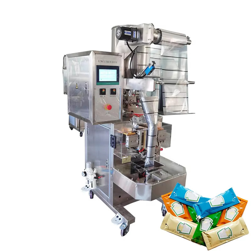 Custom Automatic Stand up Spout Pouch Premade Bag Liquid Detergent Packings Packet Machine Ice Pole Packing Machine