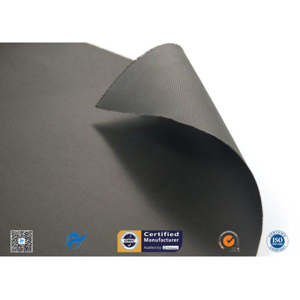510g E-Glass Black Silicone Coated Fiberglass Fabric Insulation Fireproof  Cloth