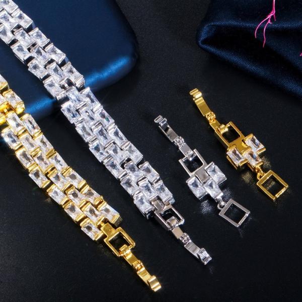 Fashion Tennis Bracelets For Women Ladies Wedding Rainbow Bangle Colorful Zircon Charm Bracelet Hand Chain Jewelry