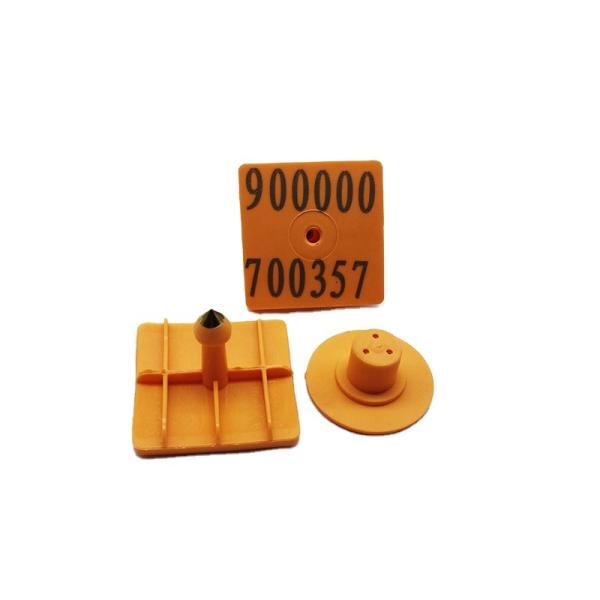 La frecuencia ultraelevada modificada para requisitos particulares del número de la impresión por láser marca con etiqueta para la gestión del ganado del cerdo