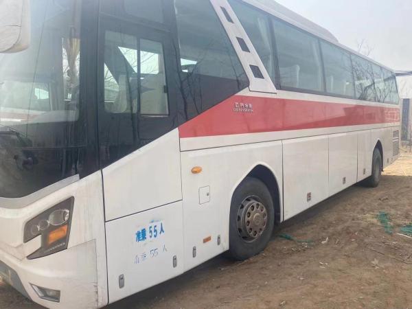 Motor grande dourado do compartimento J08E da suspensão 55seats do airbag de Dragon Used Bus XML6126