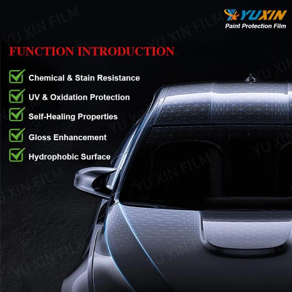 UV Protection Paint Protection Film High Transparency Car PPF Film 165 micron 190 mircon