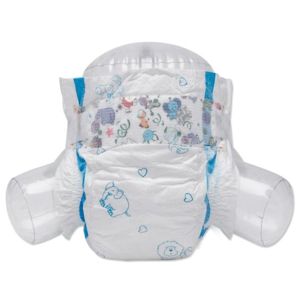 FDA Nonwoven Leak Protection Diapers Color Printed For Infant Baby
