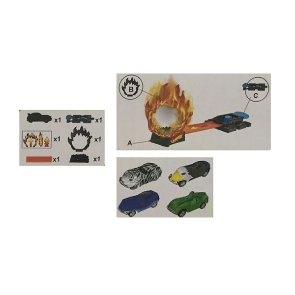  Toy Race Car Track Sets With Metal Alloy Racer Animal Style Car