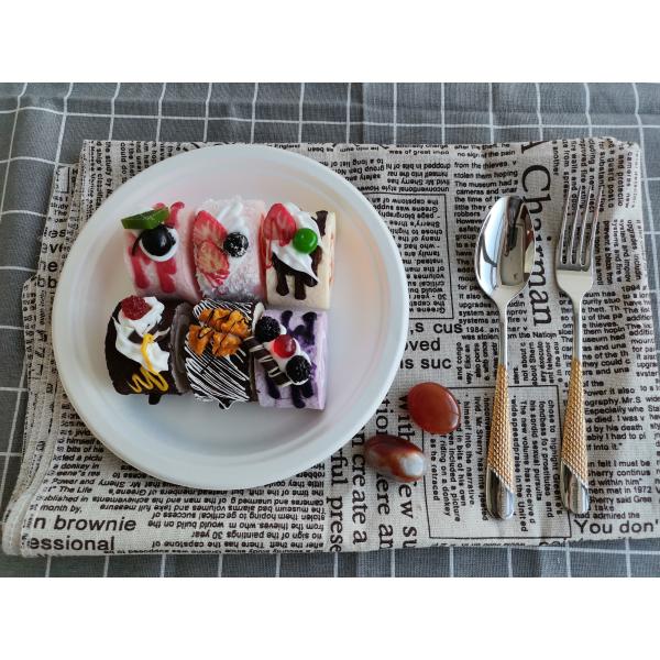 15g 9 Inch Round  Sugarcane Bagasse Disposable Tableware