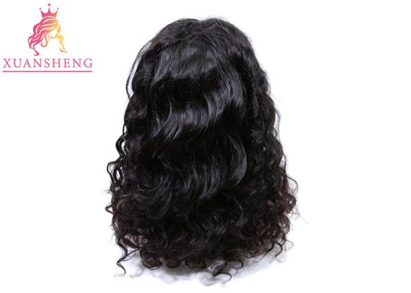 XS Virgin Human Lace Front Wigs Loose Curly Unprocessed Virgin Human Hair