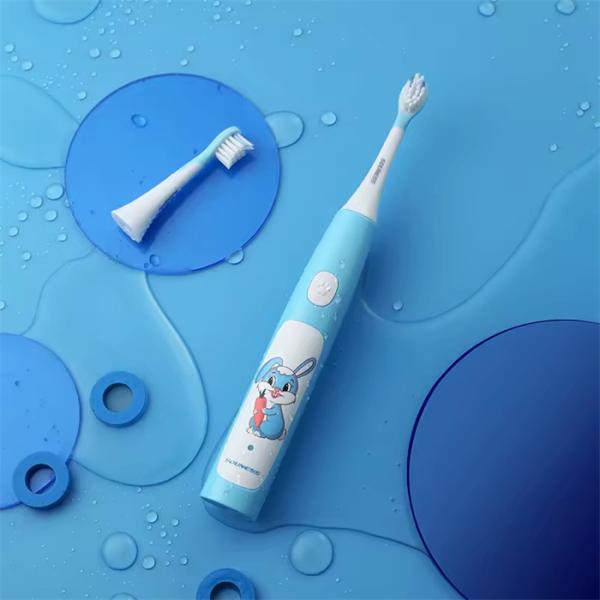34200VPM Oral Cleaning Kids Electric Toothbrush With 30 Sec Interval Reminding