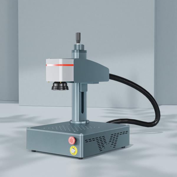 Portable MAX Raycus JPT Fiber Laser Marking 20W 30W 50W Desktop Laser Engraver Machine