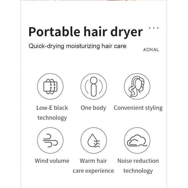 фен для волос складного перемещения 240V 800W портативный другие продукты красоты