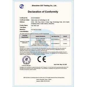 Alpha Clean Air Technology Co.,Ltd Сертификации