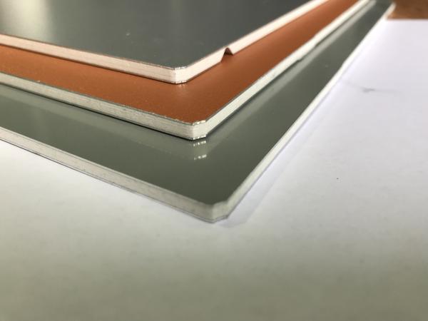 Fireproof Aluminum Composite Material , Aluminum Composite Sheet B1 A2 Grade Interior Exterior