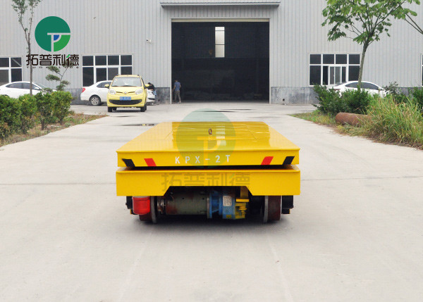 1-150 Ton Metal Ore Factory Arc Steel Plate Curved Rail Motorized Transfer Trolley Car With Battery System