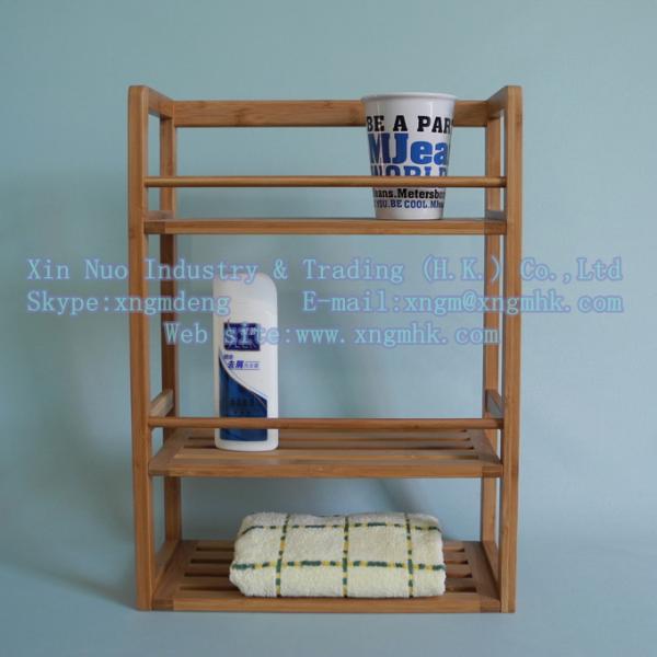 Bamboo bathroom accessories, bathroom bamboo shelving, bamboo towel rack