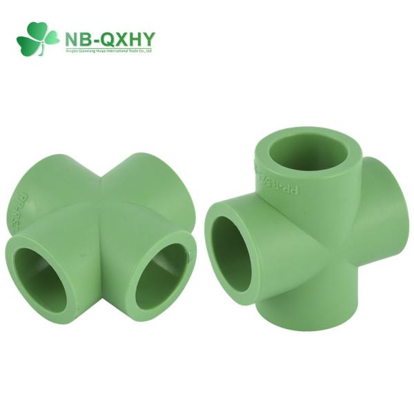 Customization PPR Pipe Fitting Male Thread Equal Tee with Brass Customized Request