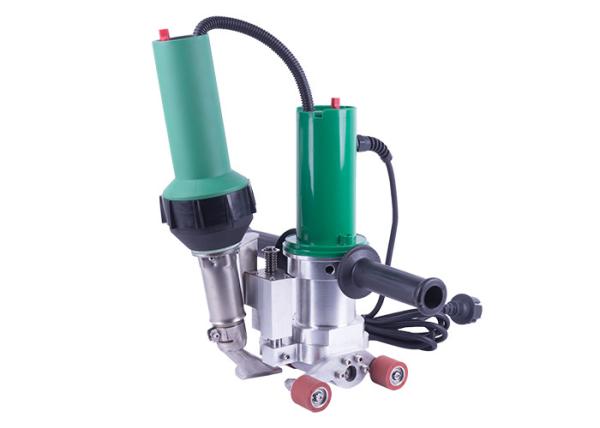 Machine de soudure de bâche de l'air chaud 1700w dans la bande en plastique de bannière de PVC de tissus industriels