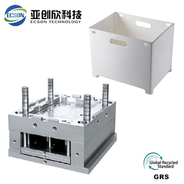 ODM Plastic Injection Mold Tooling White Plastic Storage Box