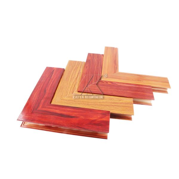 6063 Aluminium Extrusion Profile Wood Grain Casement Window Profile