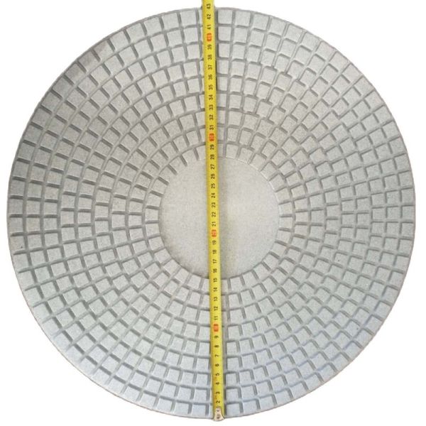 2 - 17 Inch Wet Resin Diamond Polishing Pads for Concrete and Terrazzo Floors
