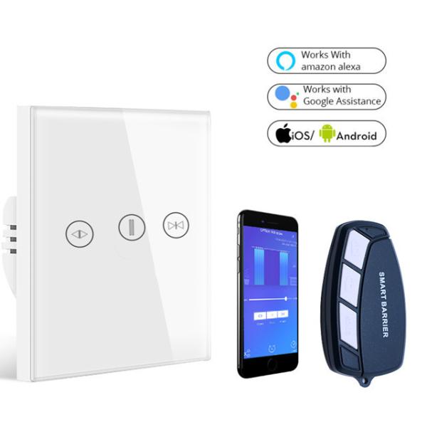 EU WiFi Curtain Smart Switch Alexa Google Assistant Voice Control Smart Blind Switch