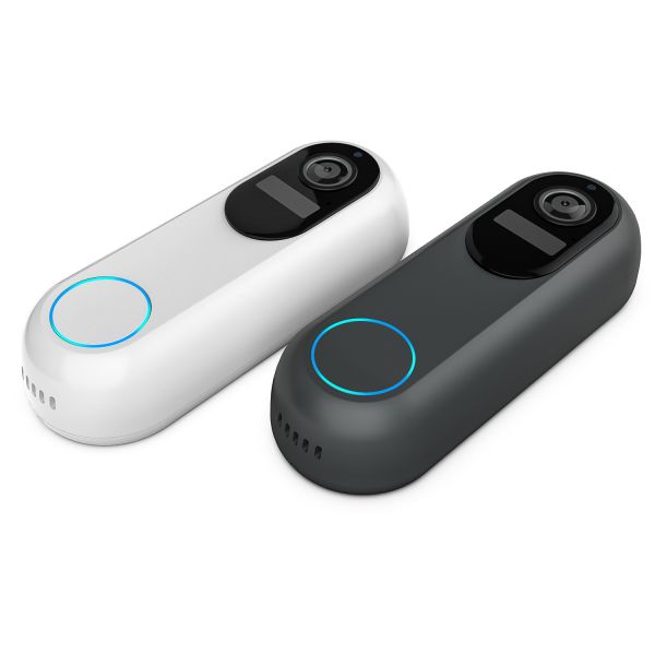 10000mAh Battery Smart Home Security Package 5GHz Dual Band 3mp WiFi Doorbell Camera