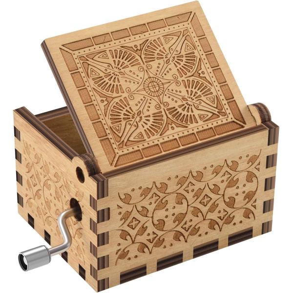 Vous êtes mes boîtes à musique en bois, gravées au laser, boîtes à musique en bois.