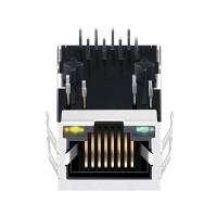 La résistance LED Rj45 LPJ0012A73NL choisissent les connecteurs rapides d'Ethernet de port