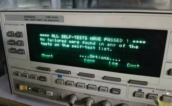 HP Agilent 83650L  RF Signal Generator 10 MHz – 50 GHz High Purity Synthesized Swept CW Generator