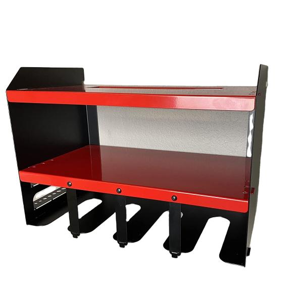 Instalação de parede de aço Rack de armazenamento de ferramentas elétricas para organização de garagem Solução de trabalho pesado