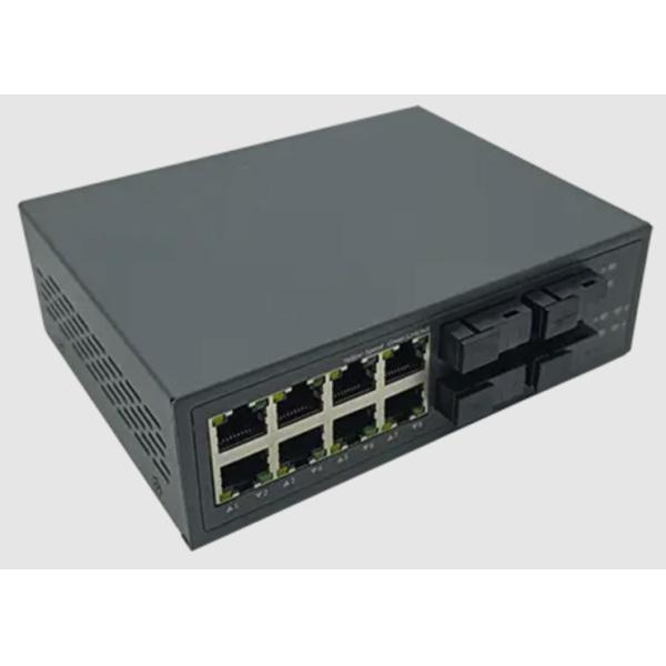 32g Fiber Ethernet Switch With 8 10/100/1000tx Ethernet + 4 1000fx Fiber Ports