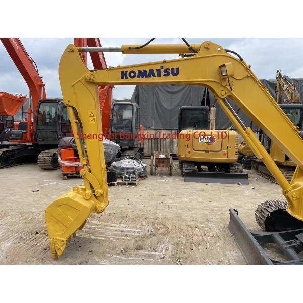 90% 2019 year 5 ton small machine digger used mini excavator komatsu pc55MR 1 included