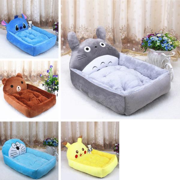 Mechanical Wash Dog Bed Mat Cute Animal Cartoon Shaped For Pet Kennels