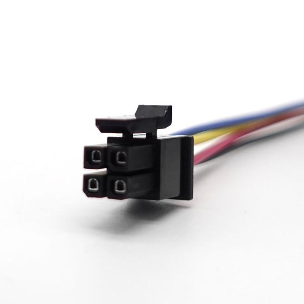 Прямая подача 22awg UL1007 проволока электрооборудование проводка связка с TE соединителем