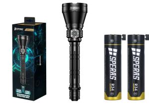 Tactical Rechargeable IPX 8 1.3km Hunting LED Flashlights