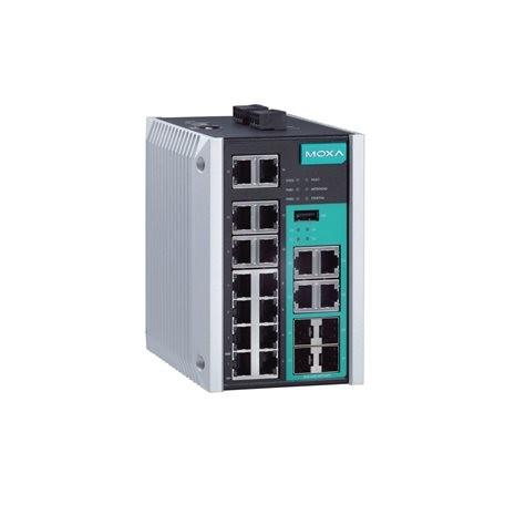 Moxa EDS-518E 14+4G-port Gigabit managed Ethernet switches