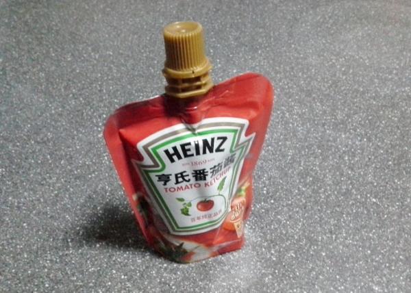 100ml Spout Stand Up Pouch Food Grade Recycled For Tomato Sauce