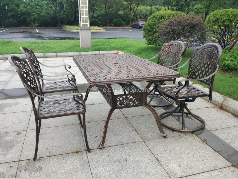 Hot Sale Cast Aluminum Patio Outdoor Furniture with Factory Price