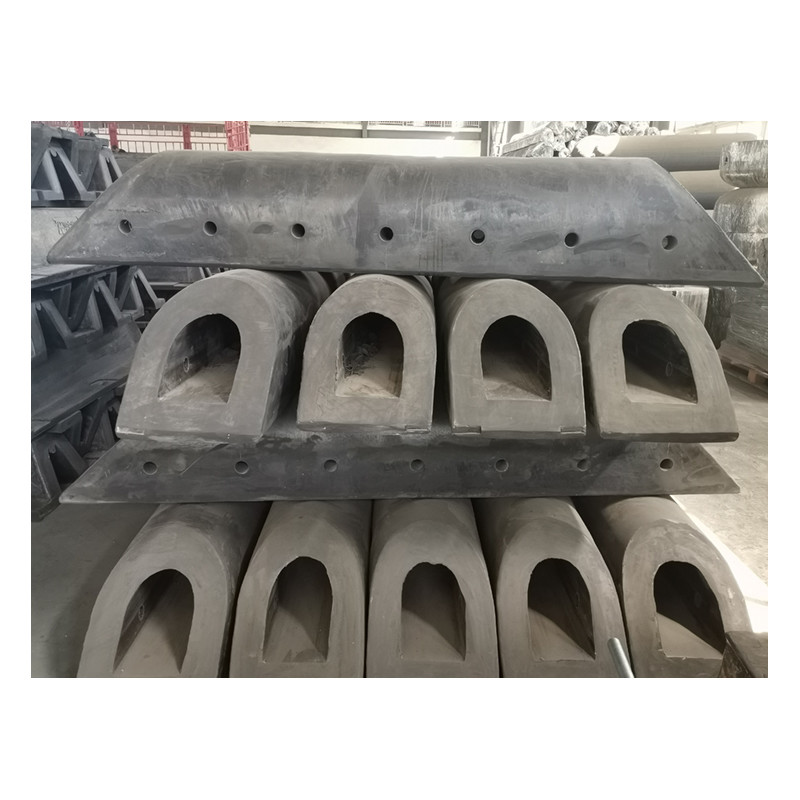 Customer's Ruquirement Black D Type Marine Boat Strip Rubber Fender in Customized Size