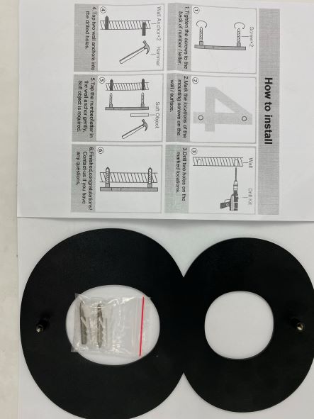 Дом изготовленного на заказ знака числа подсвеченный нержавеющий отсутствие аттестации RoHs CE MOQ