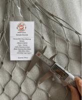 SS316L 38mm*38mm Taille du trou Ferrule type câble de fil de fer Rope Net Pour la protection de la sécurité