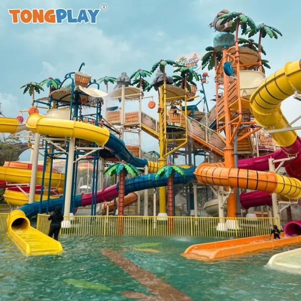 Commercial Splash Pad Equipment Fiberglass Water Splash Playground