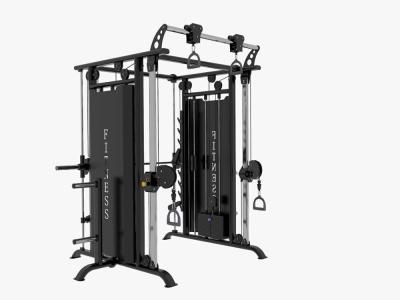 Multifunctional Gym Fitness Equipment Cable Crossover Smith Machine Powder Coating