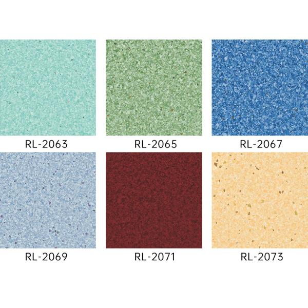 3.0mm Thickness Homogeneous Flooring Sustainable High Stain Resistance