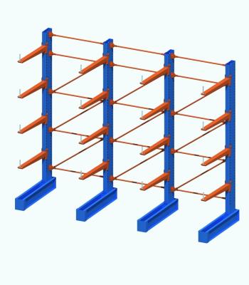 Multi Tier Structure Warehouse Cantilever Racking Boltless Assembly Custom Capacity