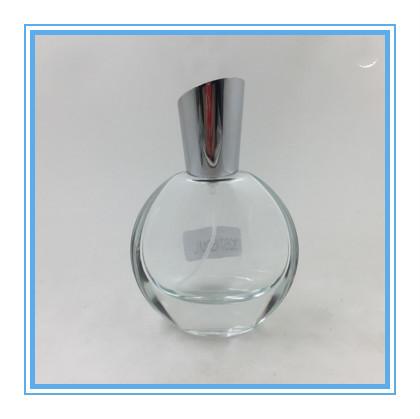 flor roja 50ml en fábrica vacía del yunwu de zhangjiagang de botellas del perfume alto del cristal