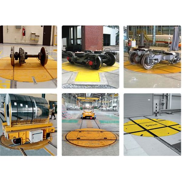 Industrial Electric Turntable with 30 Tons Load Capacity and 360 Degree Rotation for Enhanced Material Transfer Efficiency