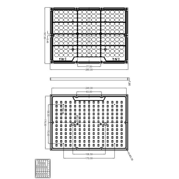 Brightness Circular LED Multi Lens , COB LED Lens With PCB Board 90 Degree